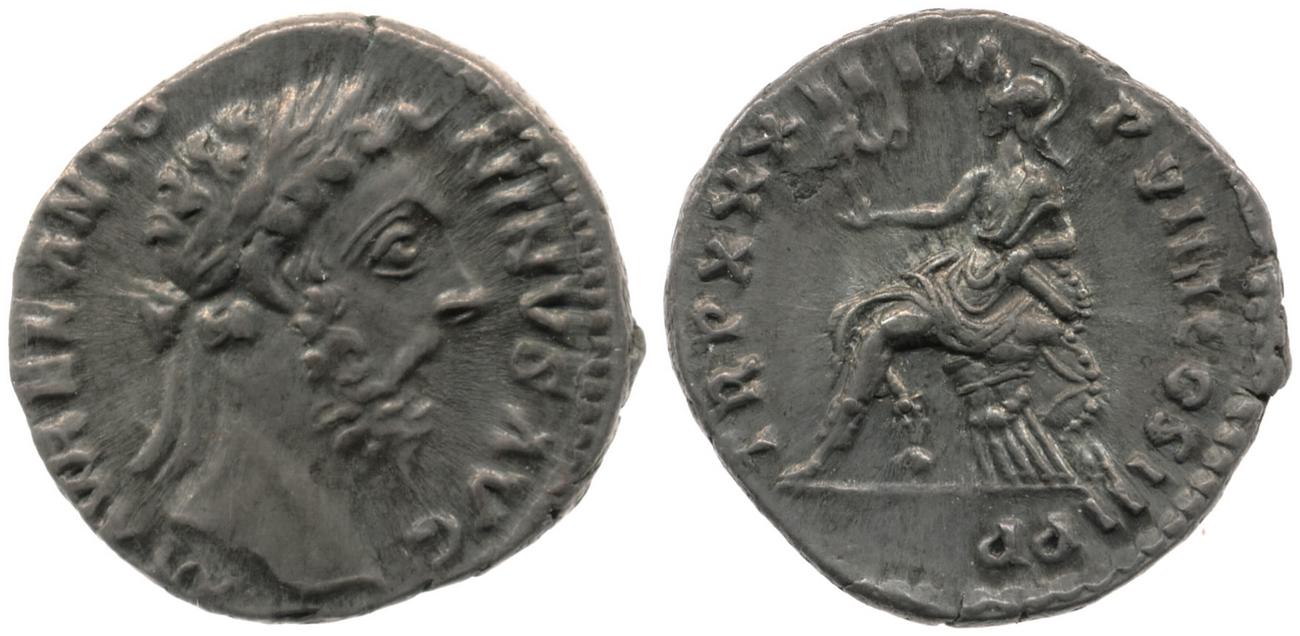 аверс RIC III Marcus Aurelius 393