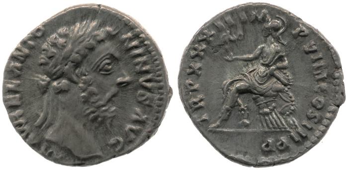реверс RIC III Marcus Aurelius 393