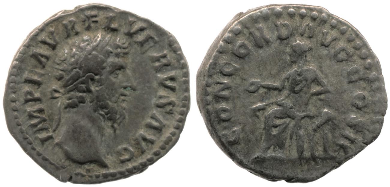 аверс RIC III Marcus Aurelius 446
