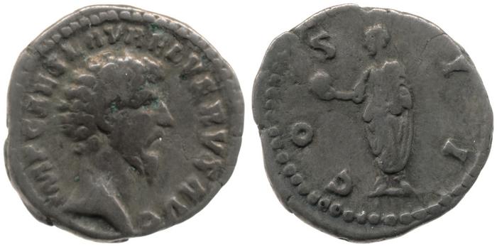 реверс RIC III Marcus Aurelius 457