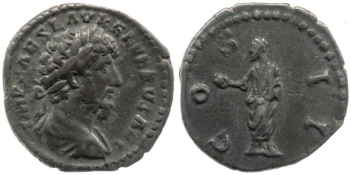 RIC III Marcus Aurelius 457, реверс, bm