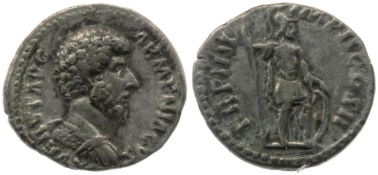 RIC III Marcus Aurelius 514, аверс, bm
