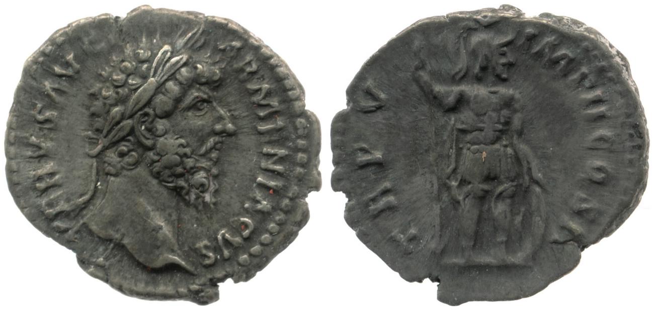 аверс RIC III Marcus Aurelius 529