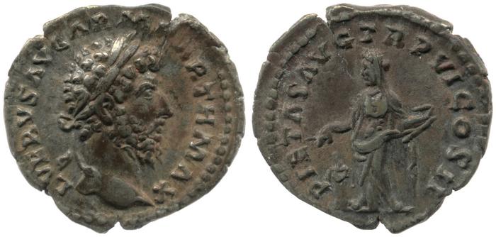 реверс RIC III Marcus Aurelius 560