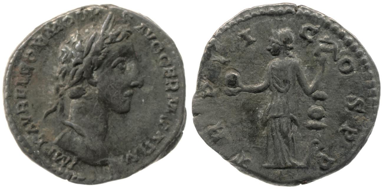 аверс RIC III Marcus Aurelius 638