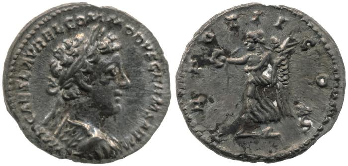 RIC III Marcus Aurelius 628, реверс, bm