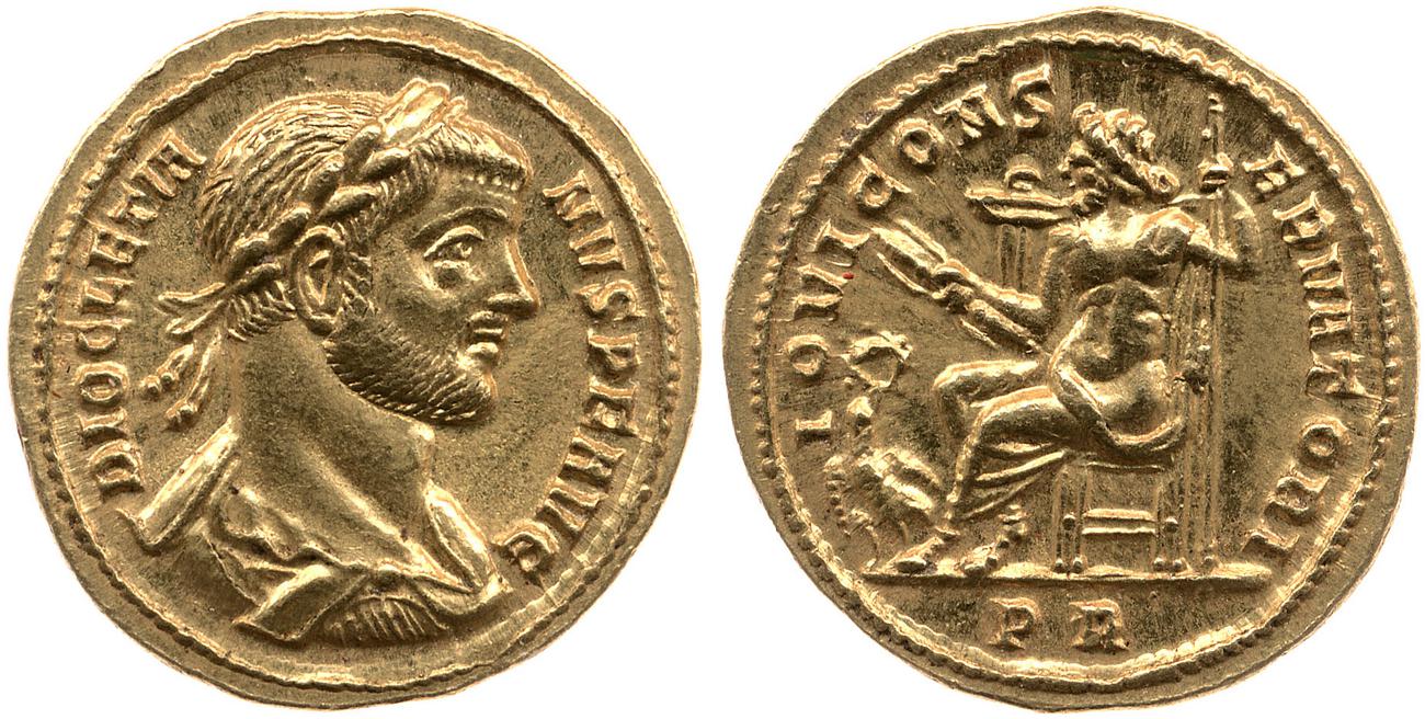 RIC V Diocletian 142a, аверс, bm