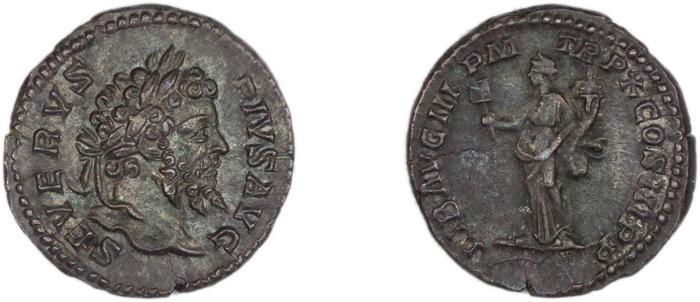 RIC IV Septimius Severus 182, реверс, bm