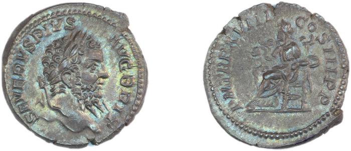 RIC IV Septimius Severus 242, реверс, bm
