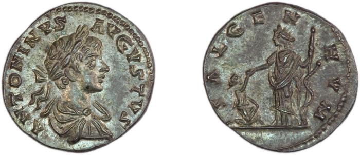 RIC IV Caracalla 350, реверс, bm