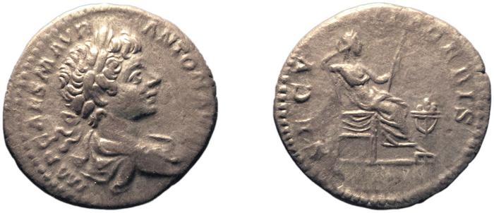 RIC IV Caracalla 22A, реверс, bm