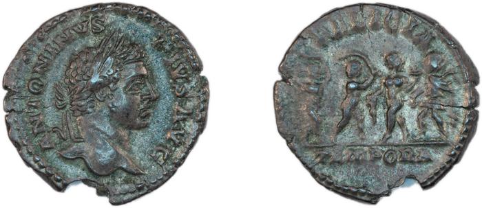 реверс RIC IV Caracalla 153
