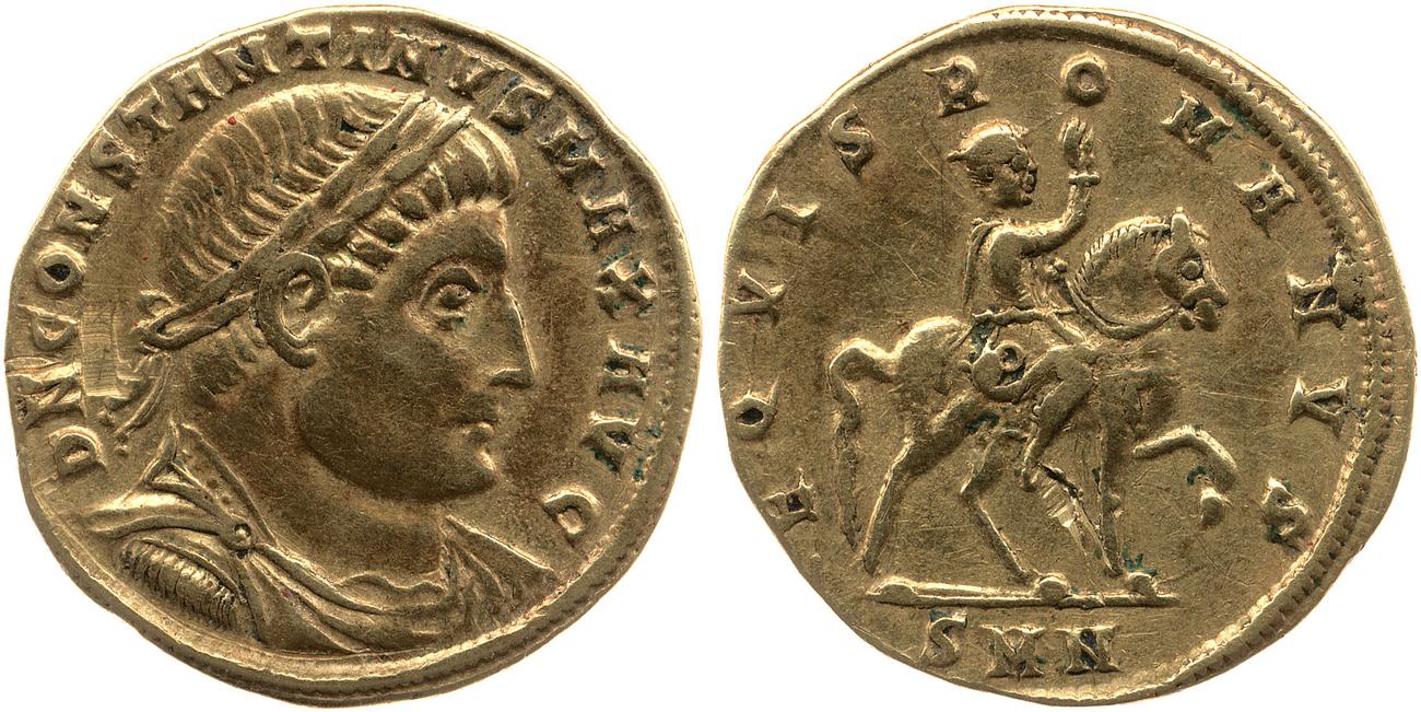 RIC VII Nicomedia 100, аверс, bm