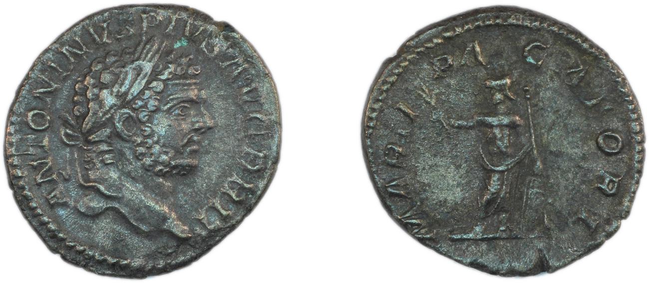 RIC IV Caracalla 222, аверс, bm
