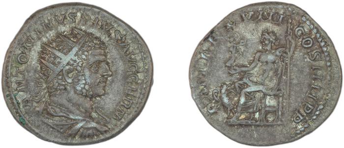 RIC IV Caracalla 260B, реверс, bm