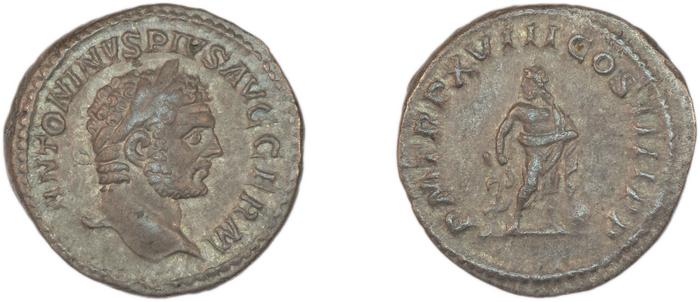 реверс RIC IV Caracalla 251