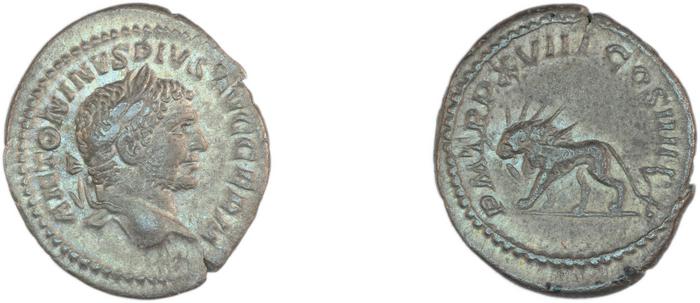 реверс RIC IV Caracalla 273E