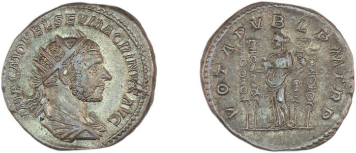 реверс RIC IV Macrinus 9