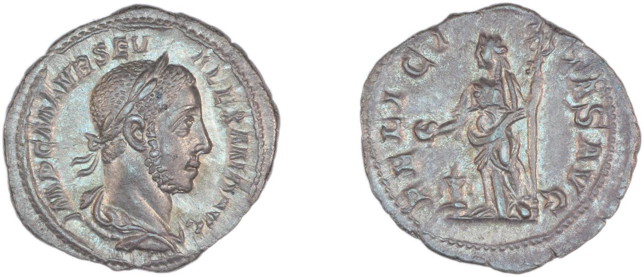 RIC IV Severus Alexander 137, аверс, bm