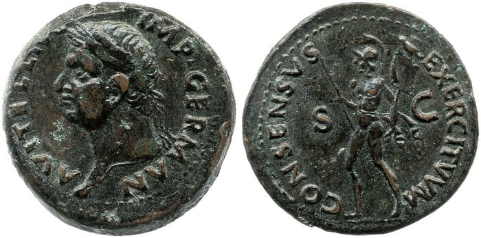 RIC I (second edition) Galba 40, реверс, bm