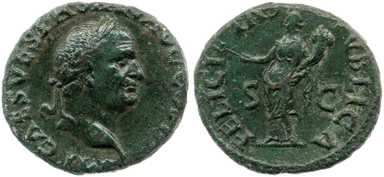 аверс RIC II, Part 1 (second edition) Vespasian 299