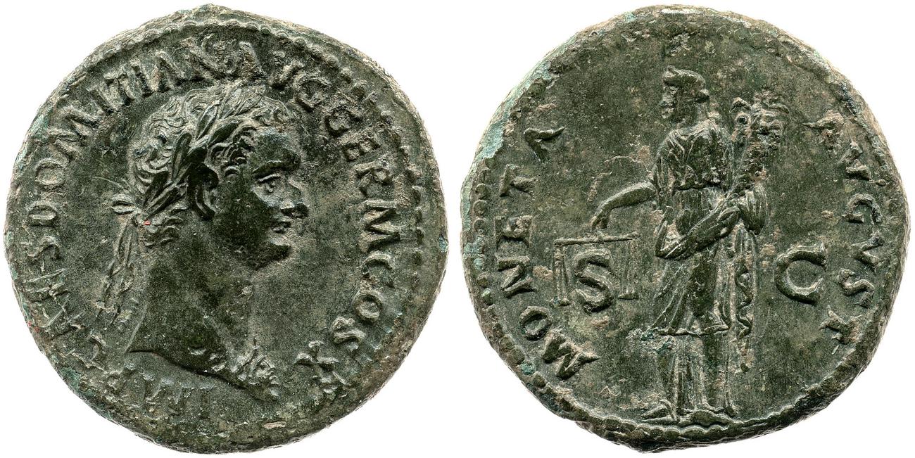 RIC II, Part 1 (second edition) Domitian 221, аверс, bm