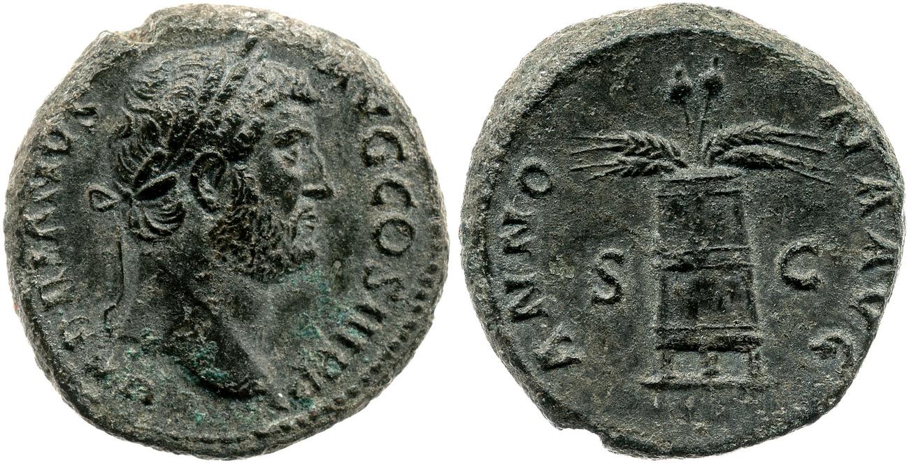 аверс RIC II, Part 3 (second edition) Hadrian 2378