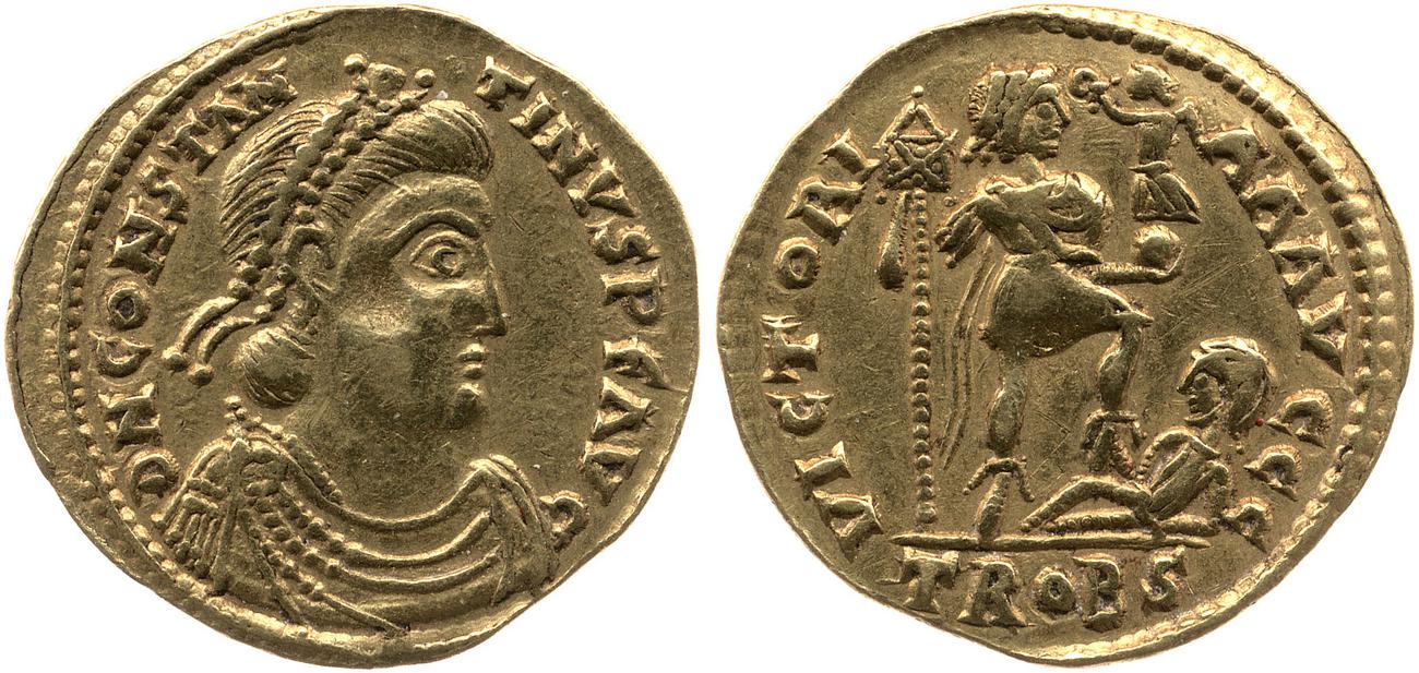 RIC X Constantine III 1514, аверс, bm