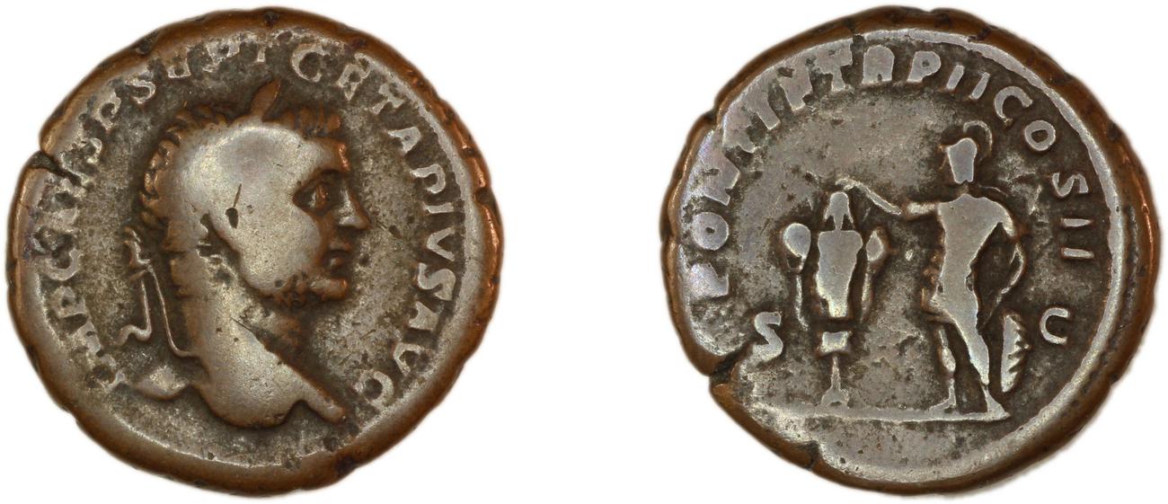 RIC IV Geta 162A, аверс, bm