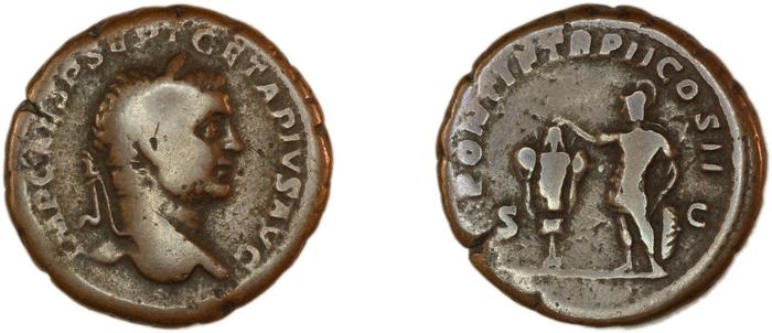 RIC IV Geta 162A, реверс, bm