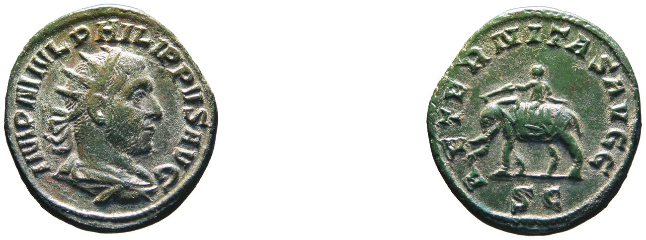 RIC IV Philip I 167C, аверс, bm