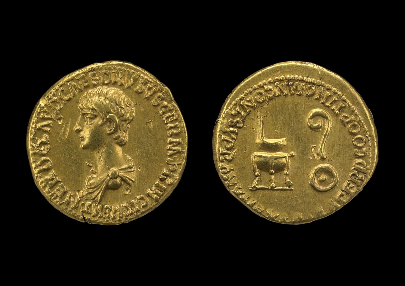 RIC I (second edition) Claudius 76, аверс, bm