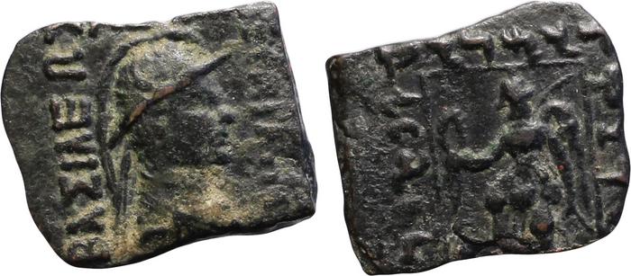 Bactrian and Indo-Greek Coinage Eucratides I 26.1, bm