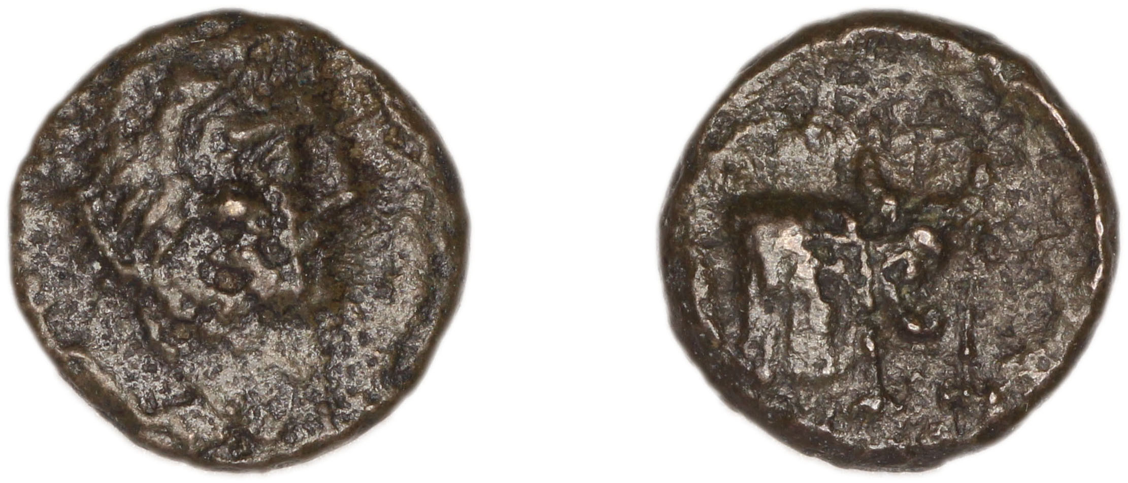 Erythrae Kinns 1980 Period I, AE 1, аверс, bm