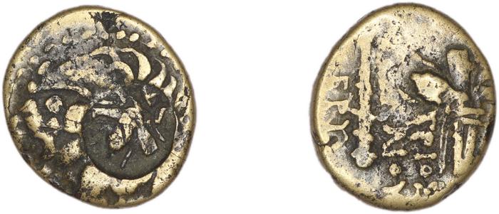 Erythrae Kinns 1980 Period III.2, AE 10, реверс, bm