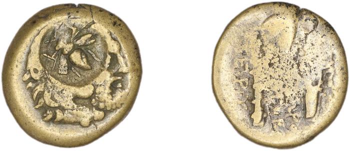 Erythrae Kinns 1980 Period III.2, AE 10, реверс, bm