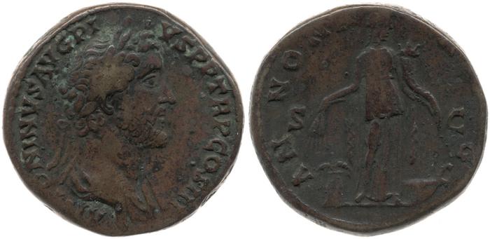реверс RIC III Antoninus Pius 597b