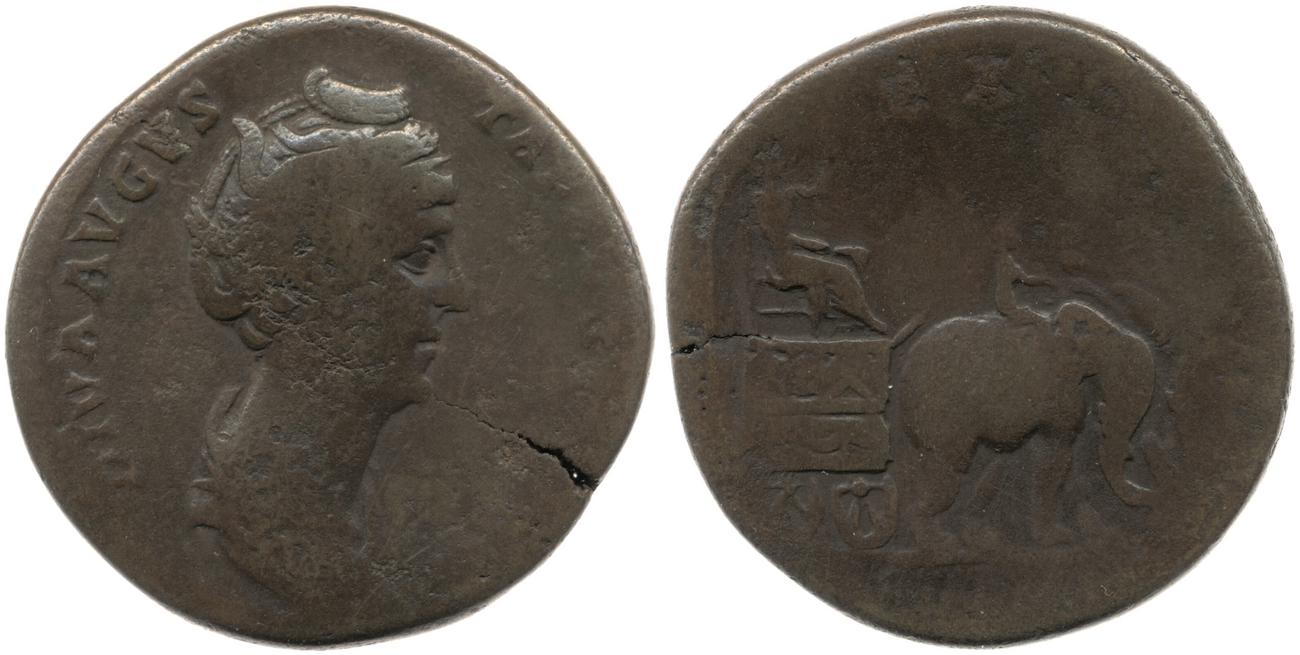 RIC III Antoninus Pius 1139, аверс, bm