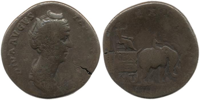 RIC III Antoninus Pius 1139, реверс, bm