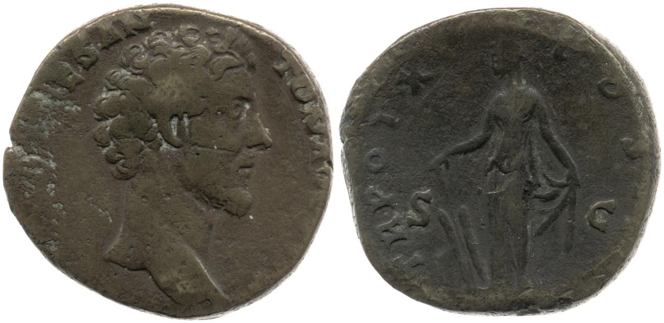 аверс RIC III Antoninus Pius 1338A