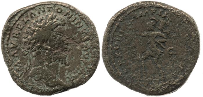 реверс RIC III Marcus Aurelius 858