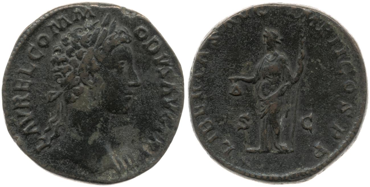 RIC III Marcus Aurelius 1588, аверс, bm