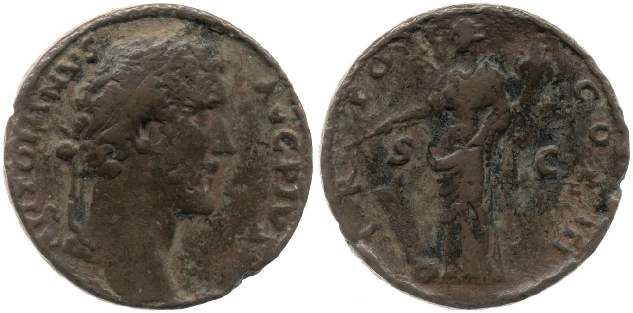 RIC III Antoninus Pius 700A, аверс, bm