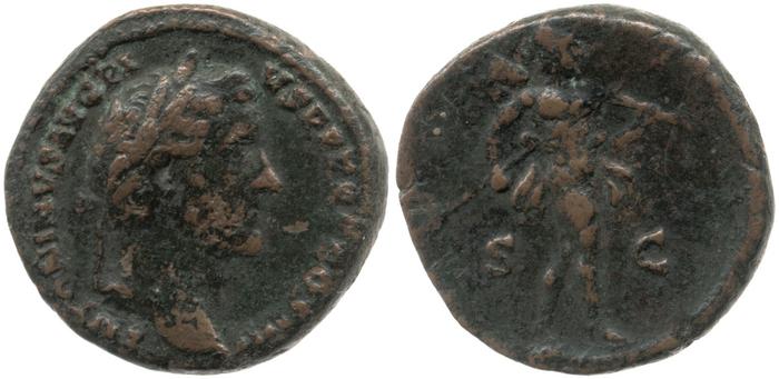 реверс RIC III Antoninus Pius 825