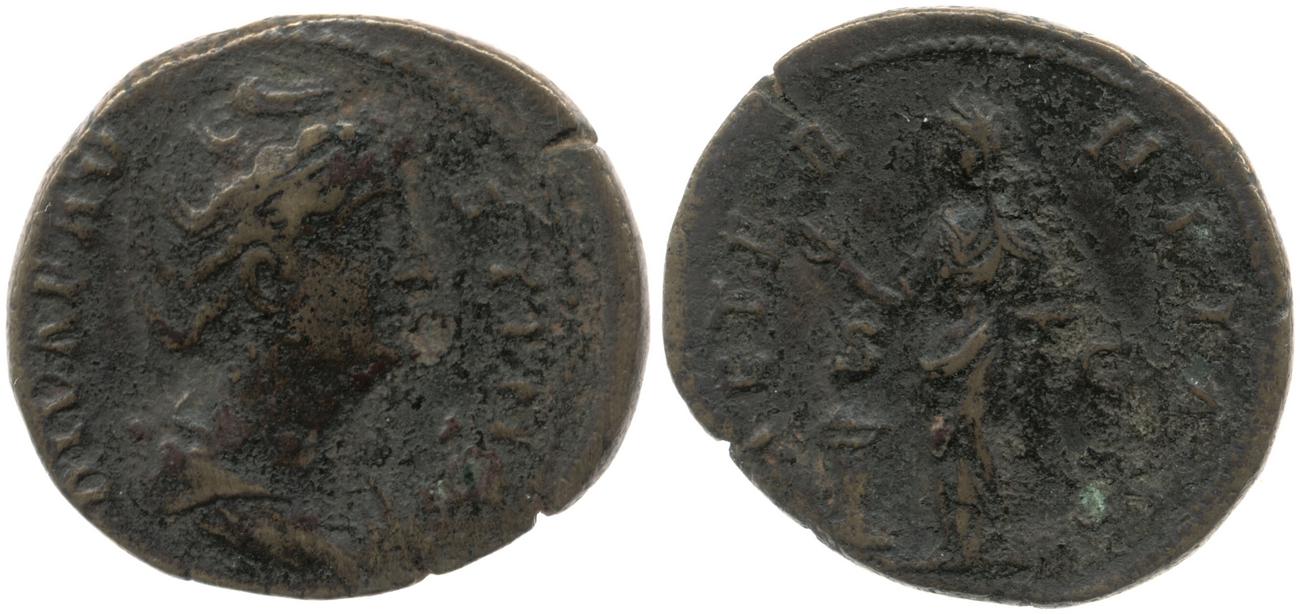 аверс RIC III Antoninus Pius 1161