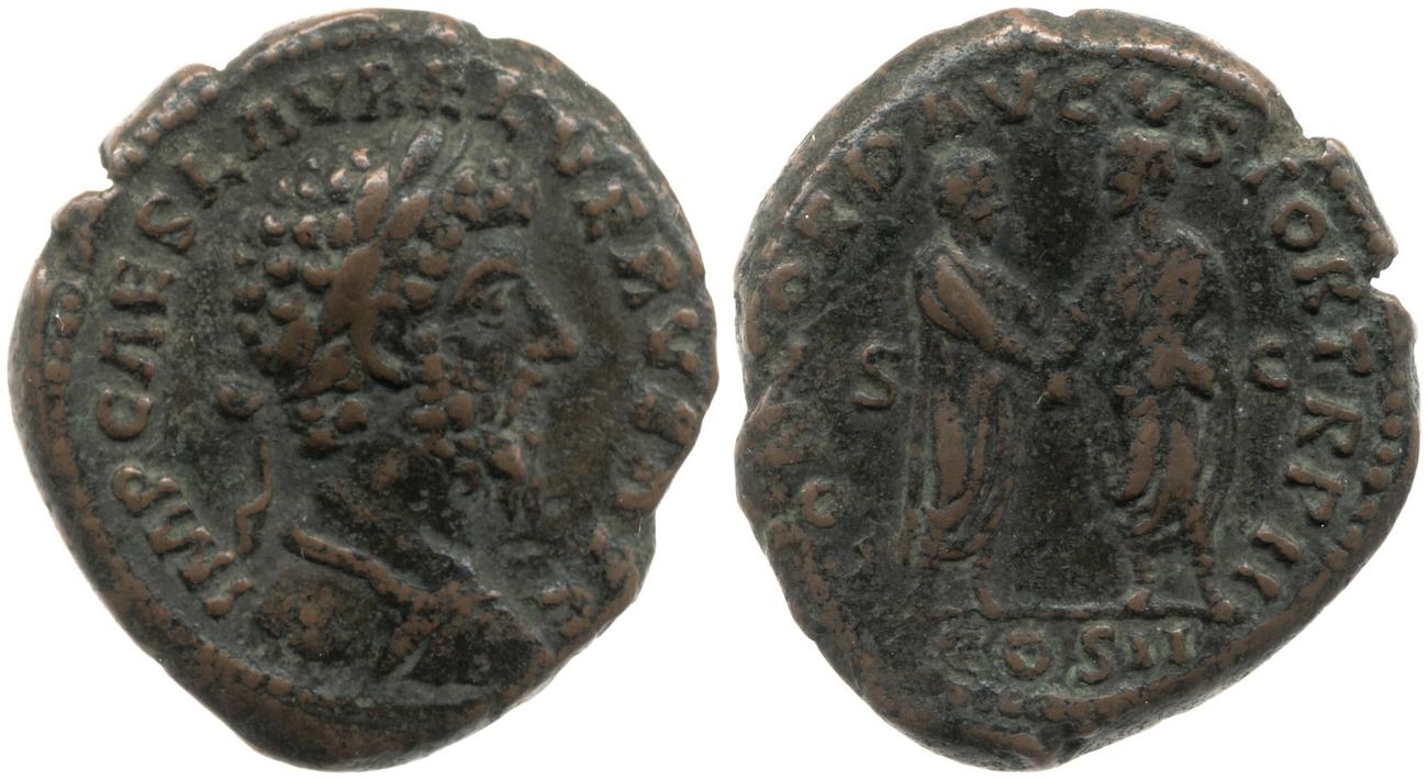 аверс RIC III Marcus Aurelius 1315