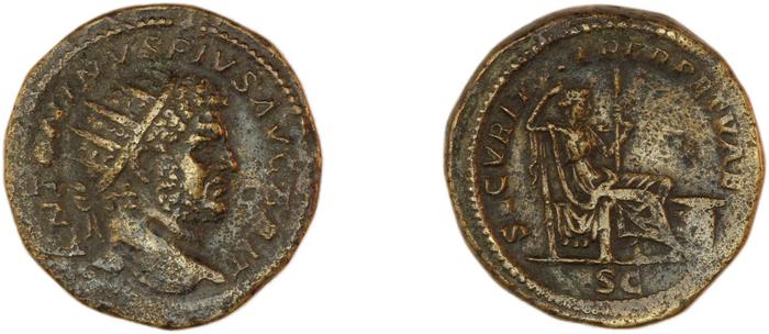 RIC IV Caracalla 515, реверс, bm