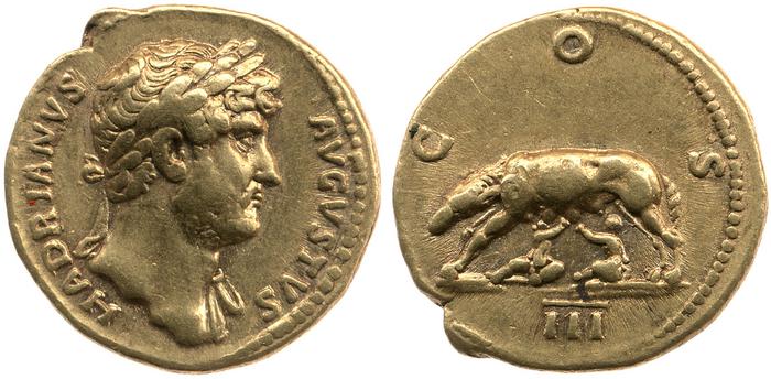 RIC II, Part 3 (second edition) Hadrian 709, реверс, bm