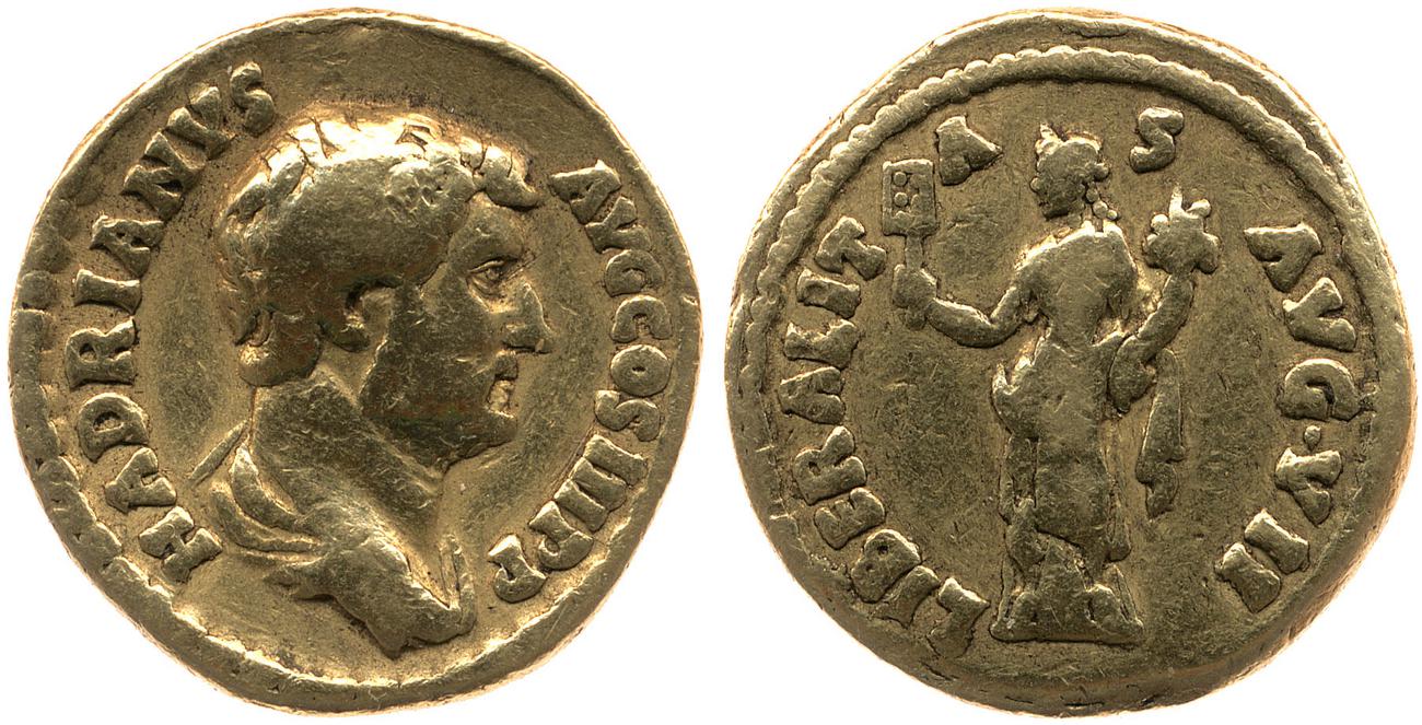 аверс RIC II, Part 3 (second edition) Hadrian 2217
