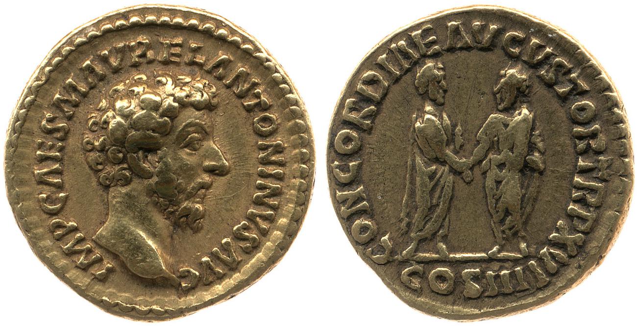 аверс RIC III Marcus Aurelius 41